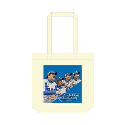 ライオンズ BlueLegends トートバッグ maho 受注生産】プレイヤーズトートバッグ ハントブルーVer.(#71 菅井