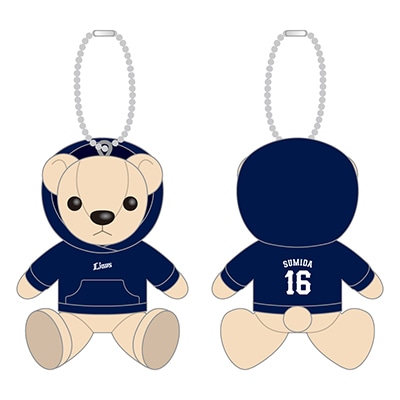 ライオンズ　レオかぶりベルーにゃ　ぬいぐるみマスコット レオかぶりべるーにゃマスコットキーチェーン: 雑貨 | 埼玉西武